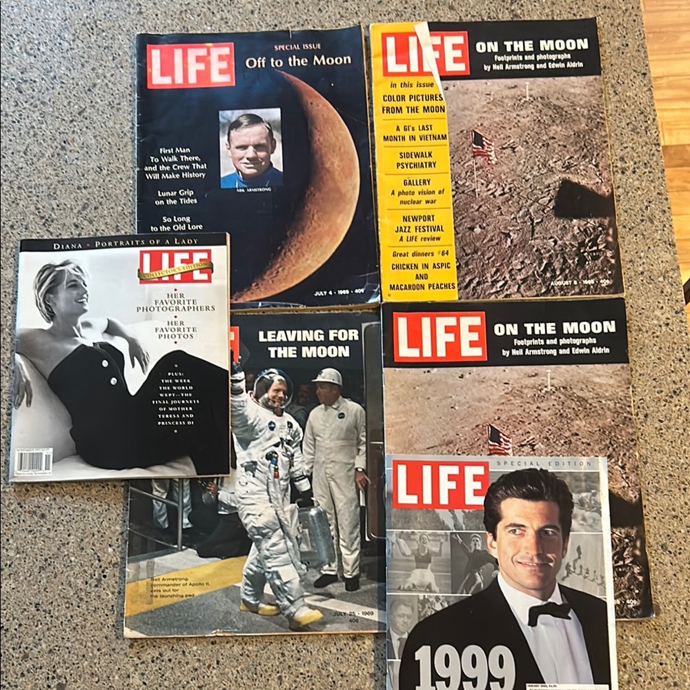 Life Magazine Collection (6 magazines)
